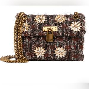 👜 KURT GEIGER Brand New with Tags Floral Flowers Spring Summer Lock Bag Mini